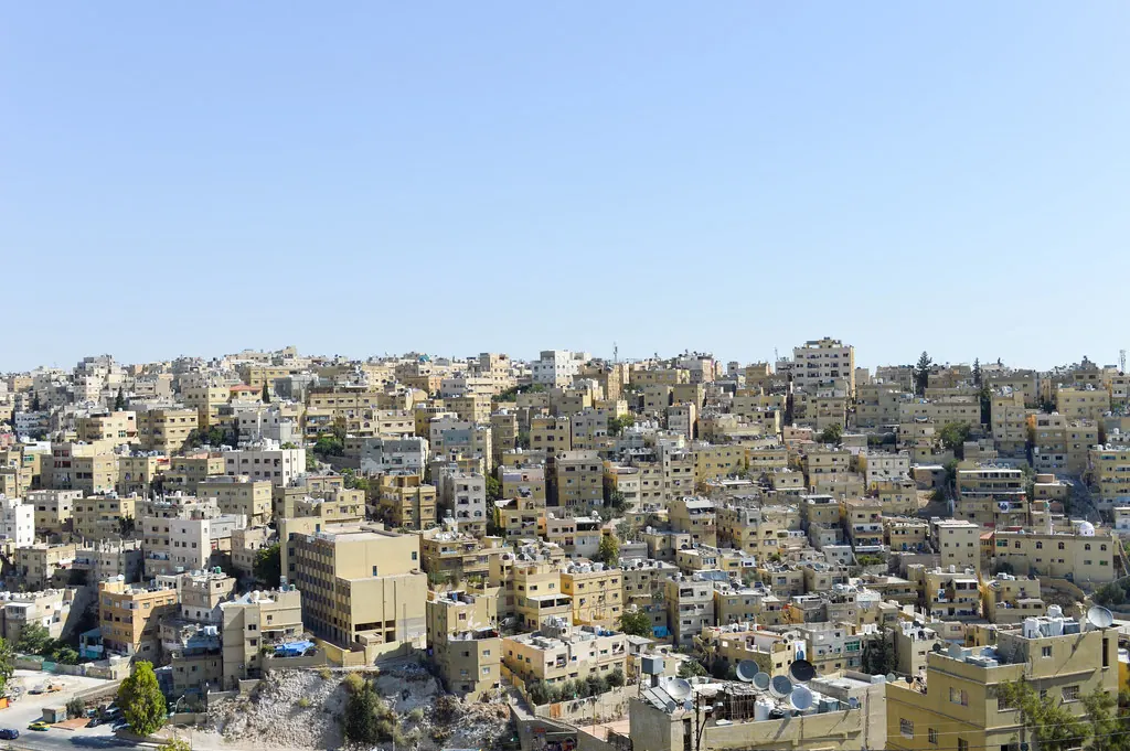 Hillside houses of downtown Amman